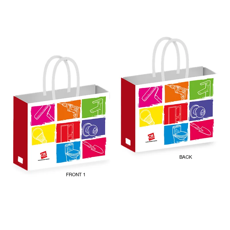 +SHOPPING BAG CITI SCM1122-RAINBOW 50X17X38CM